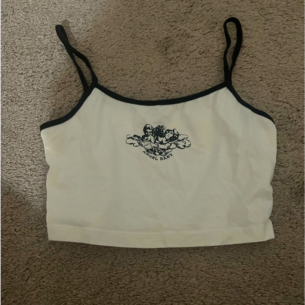 SHEIN Angle Baby Cropped Shirt